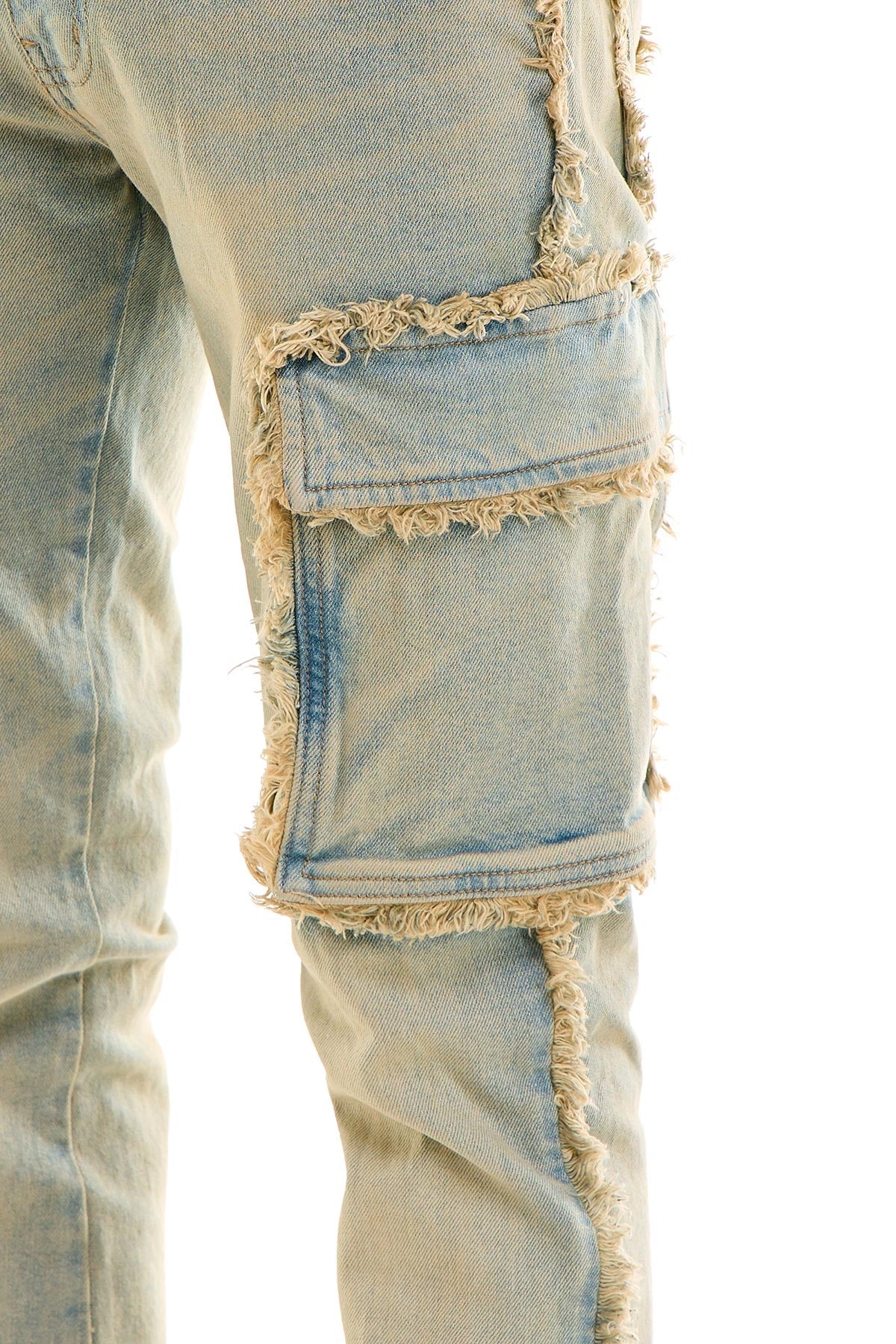 RAW CARGO FLARE JEANS