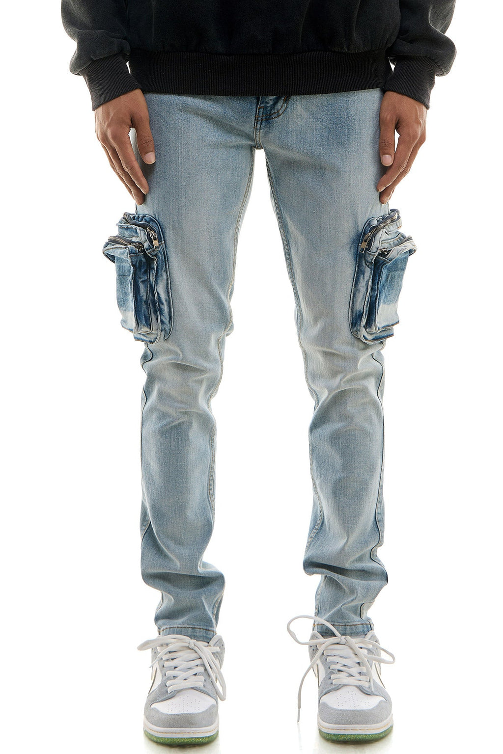 ZIPZIP CARGO JEANS