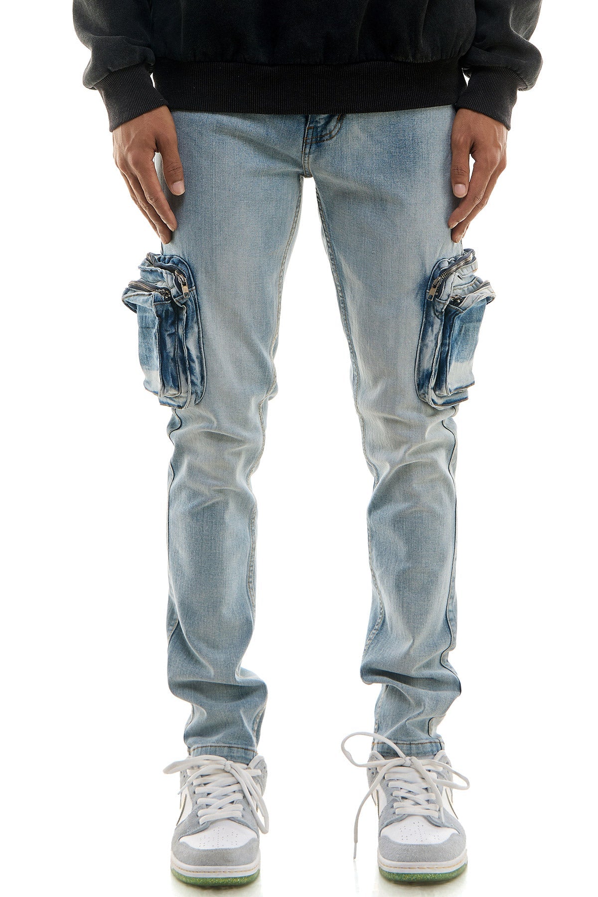 ZIPZIP CARGO JEANS