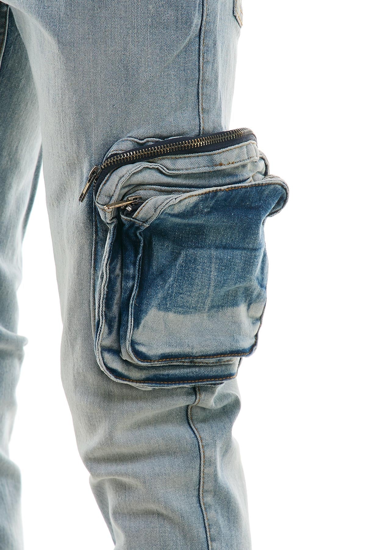ZIPZIP CARGO JEANS