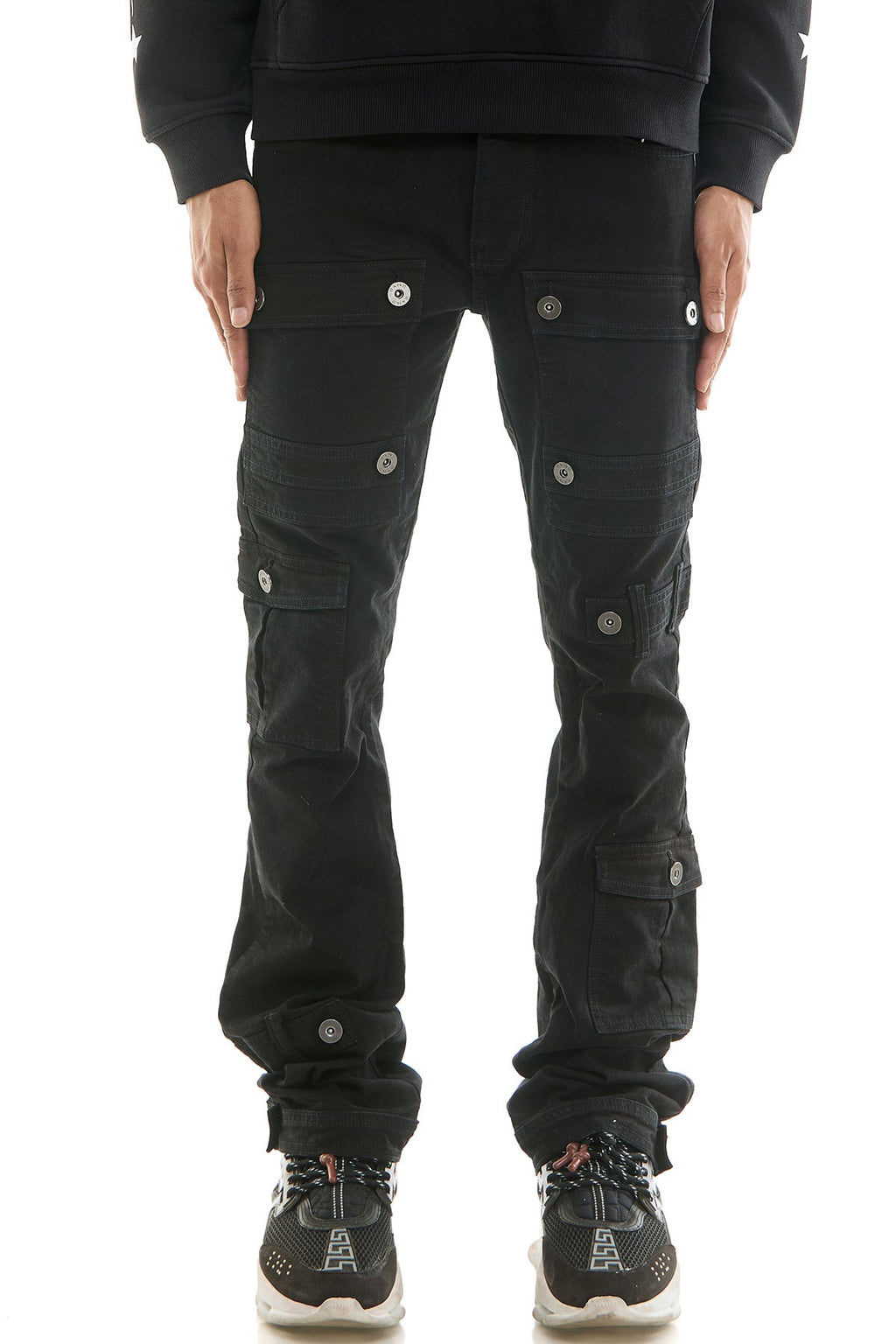 OBSIDIAN SKINNY FLARE PANTS
