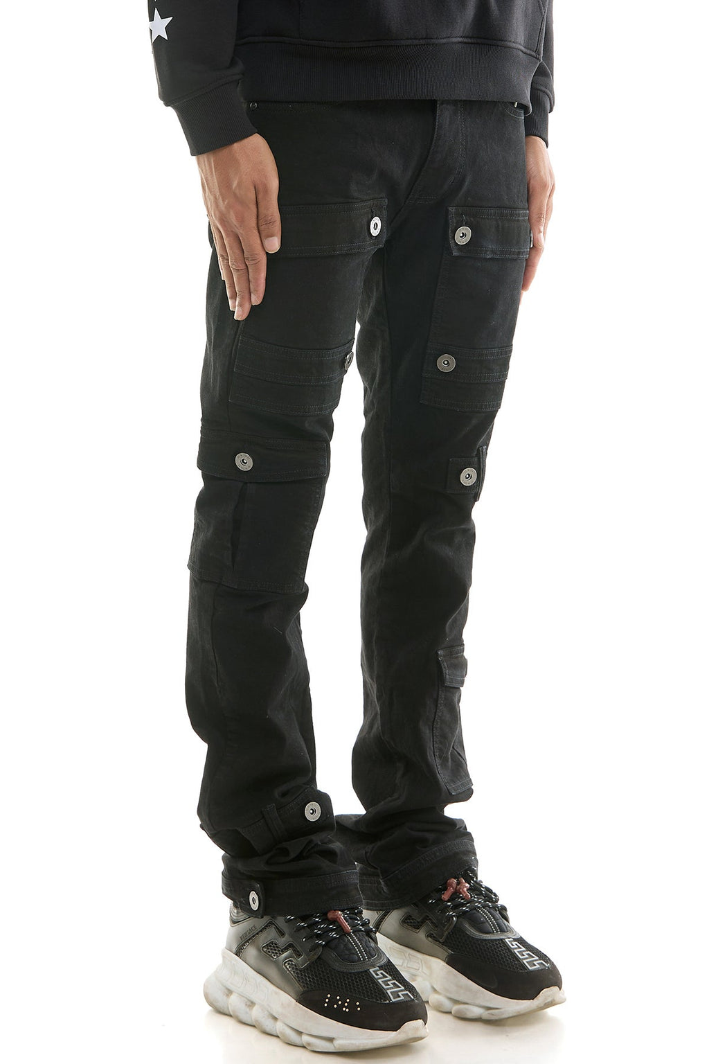 OBSIDIAN SKINNY FLARE PANTS