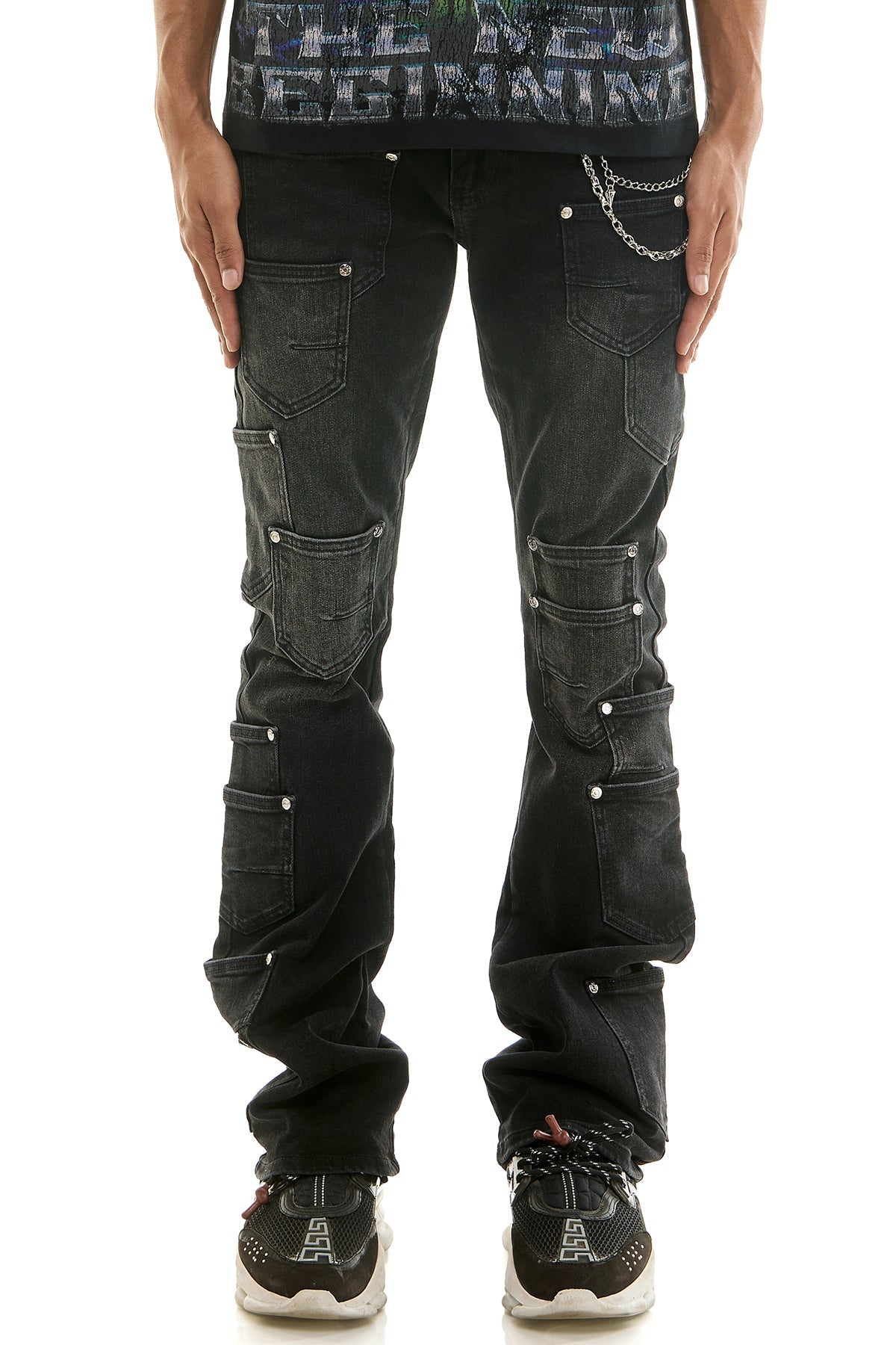 CHAOS SKINNY FLARE JEANS