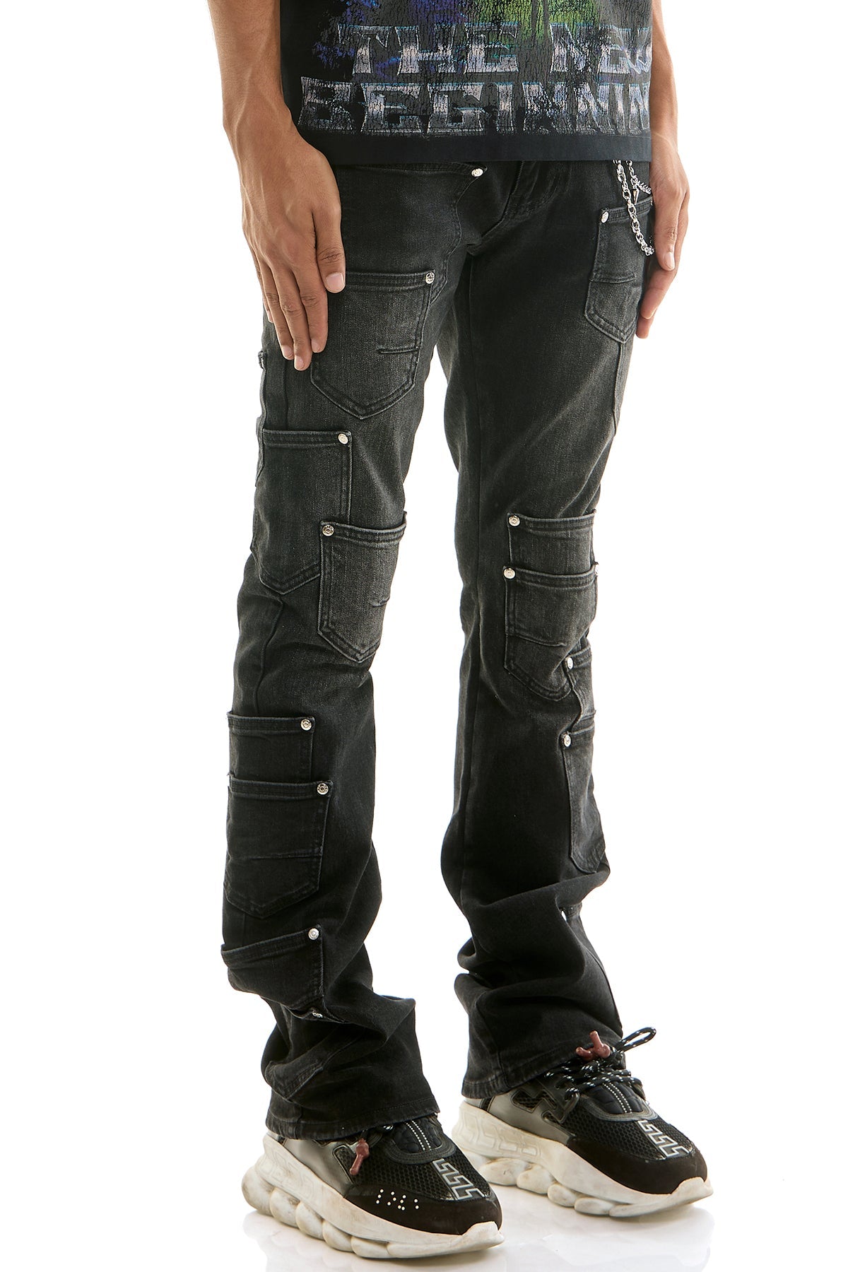 CHAOS SKINNY FLARE JEANS