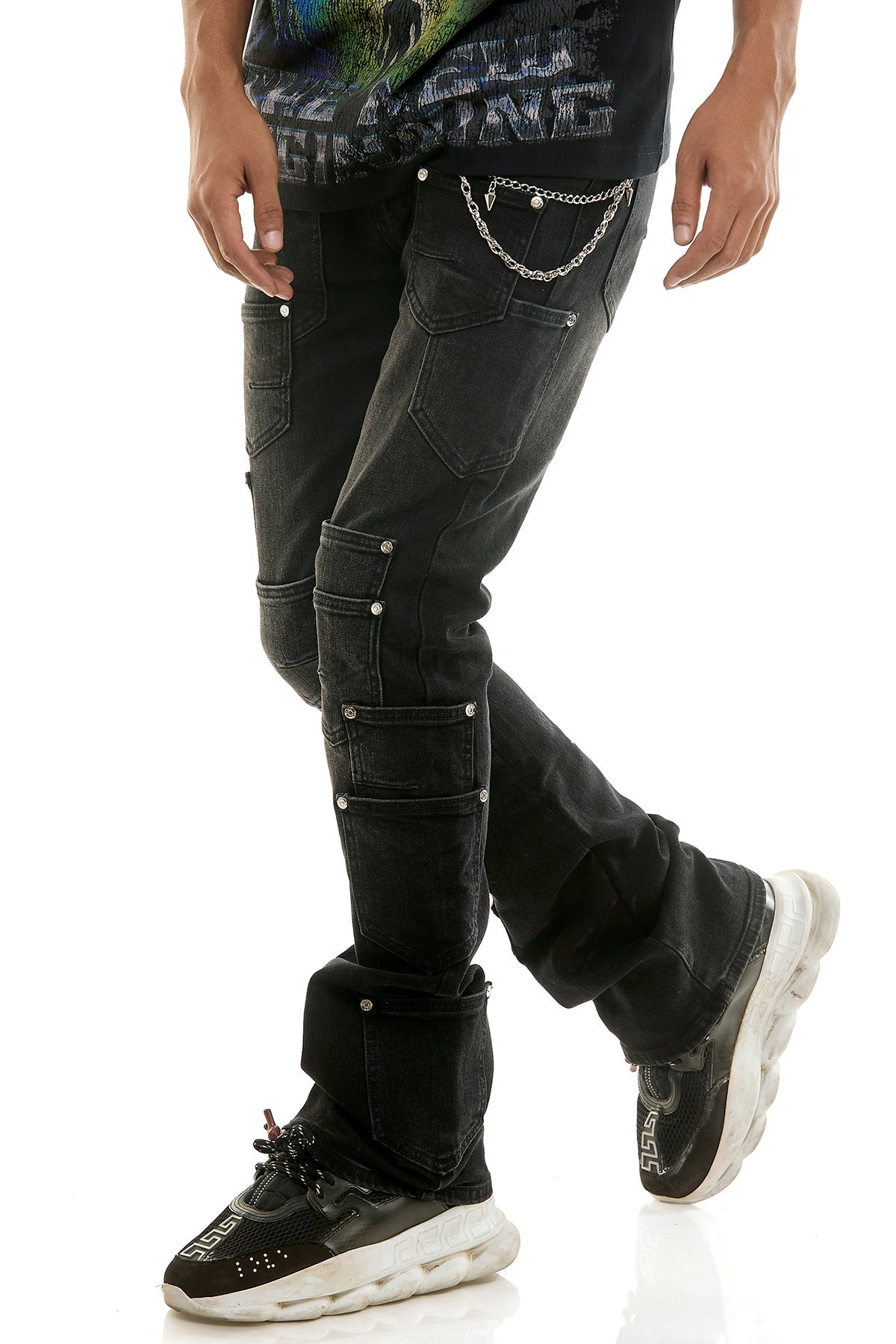 CHAOS SKINNY FLARE JEANS