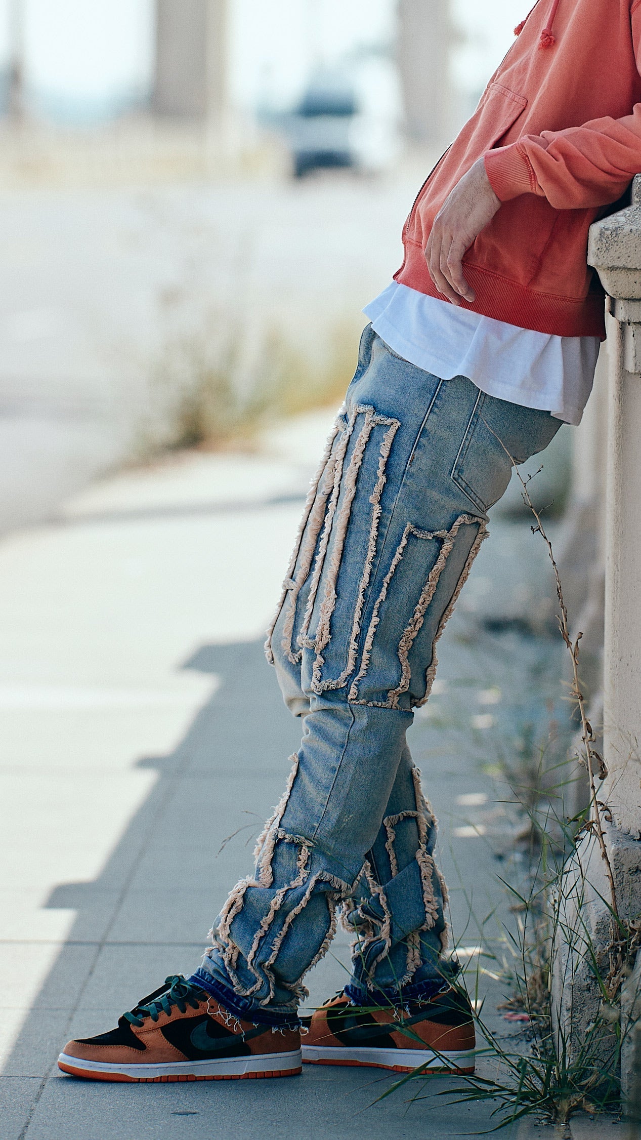 STACKED BARCHA JEANS